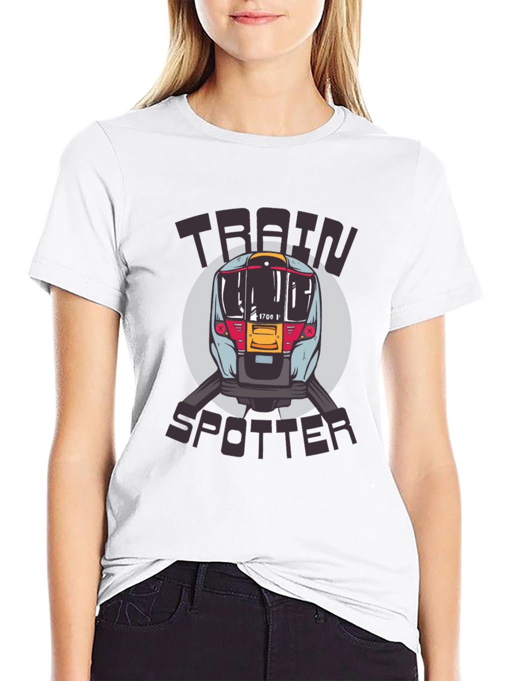 Train Spotter T-Shirt - Locomotive Design