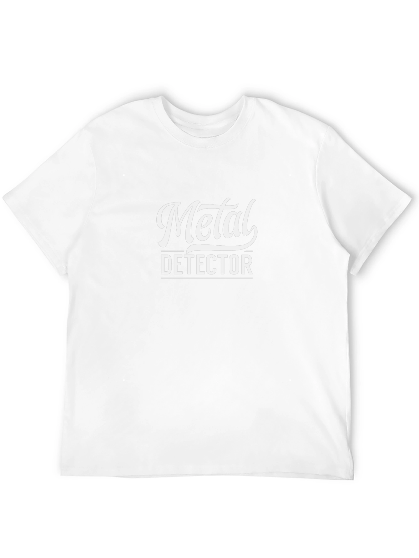 Metal Detector Black Graphic Tee
