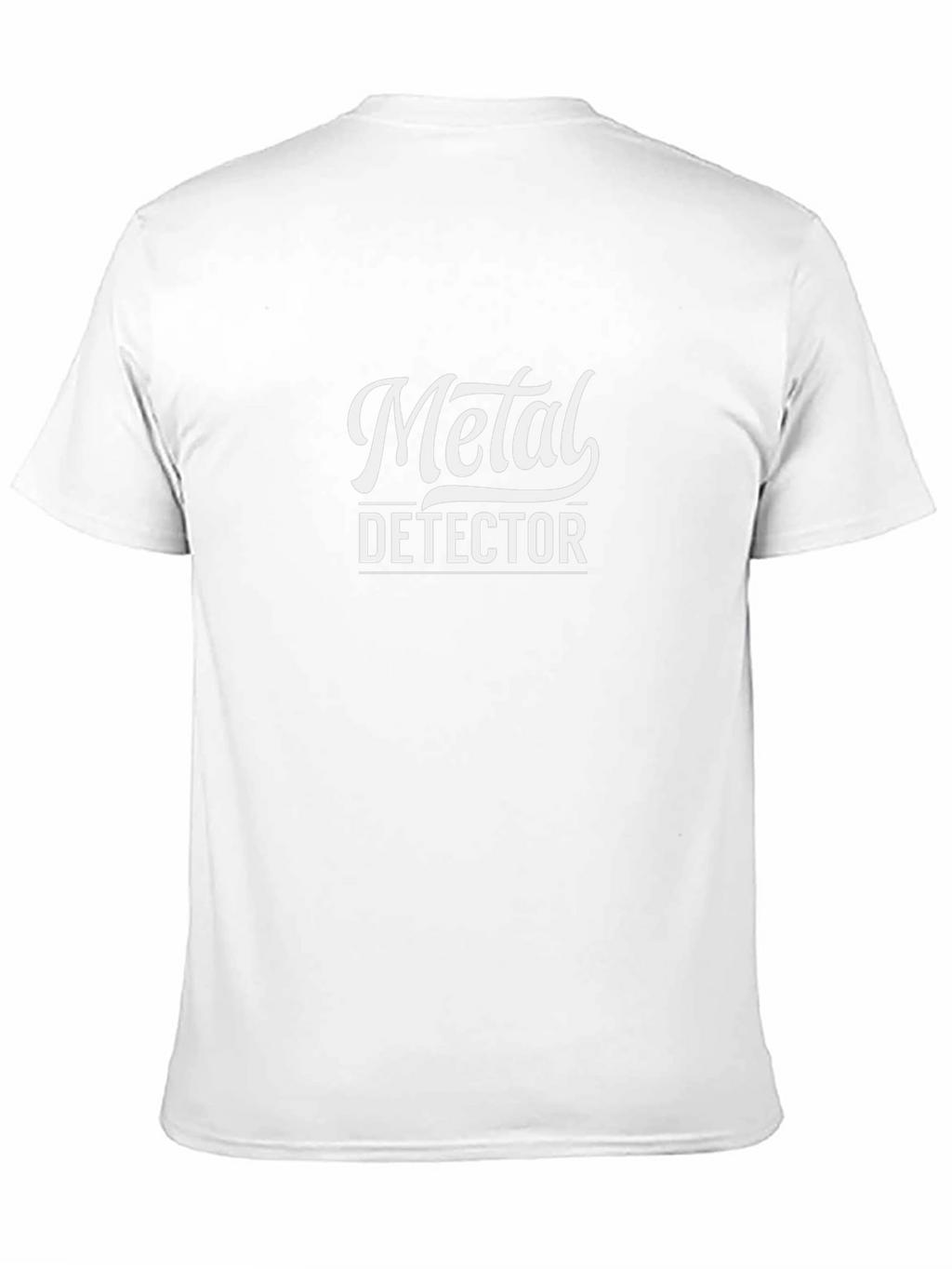 Metal Detector Black Graphic Tee