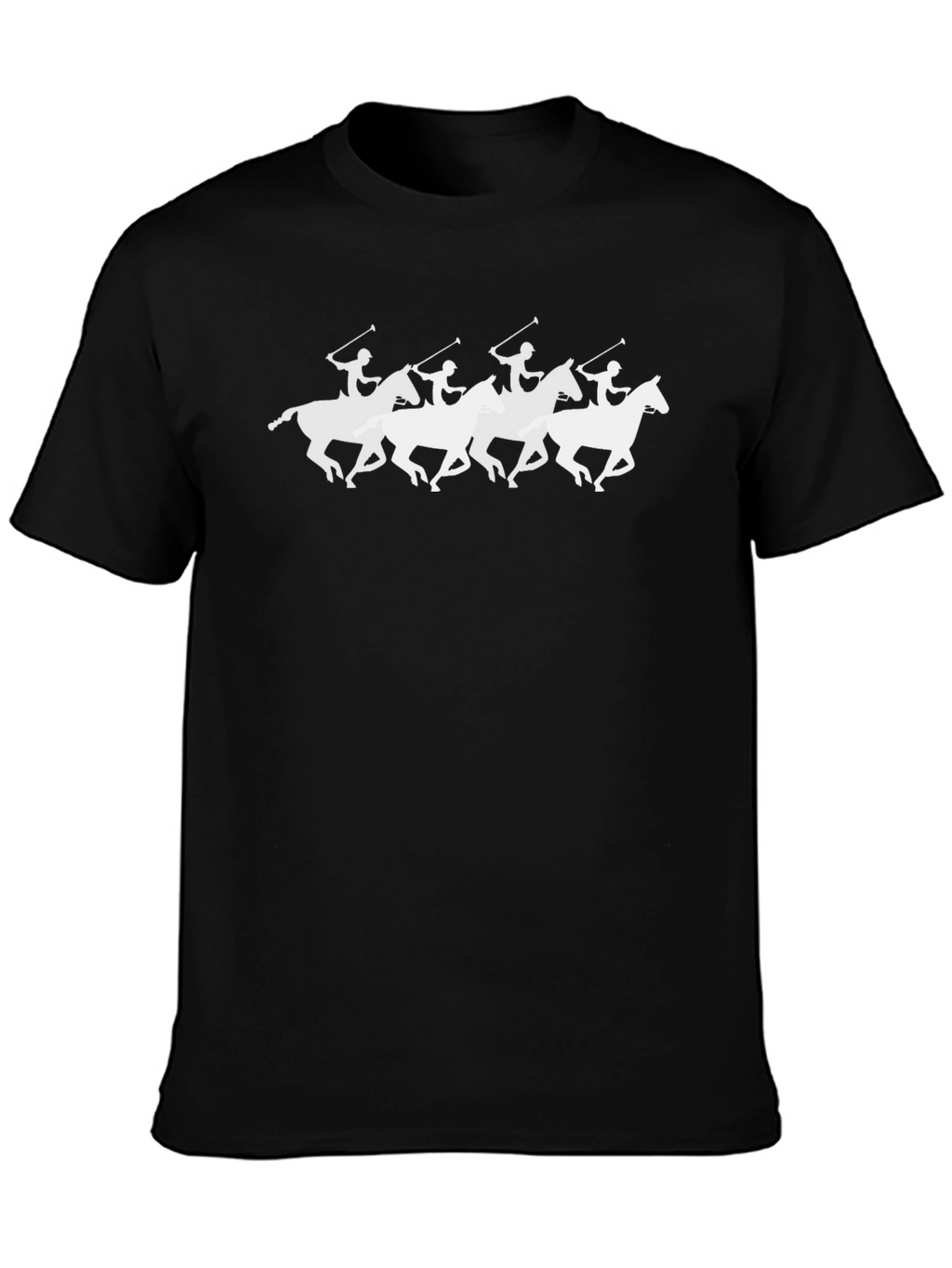 Polo Player Graphic Tee - Classic Black T-Shirt