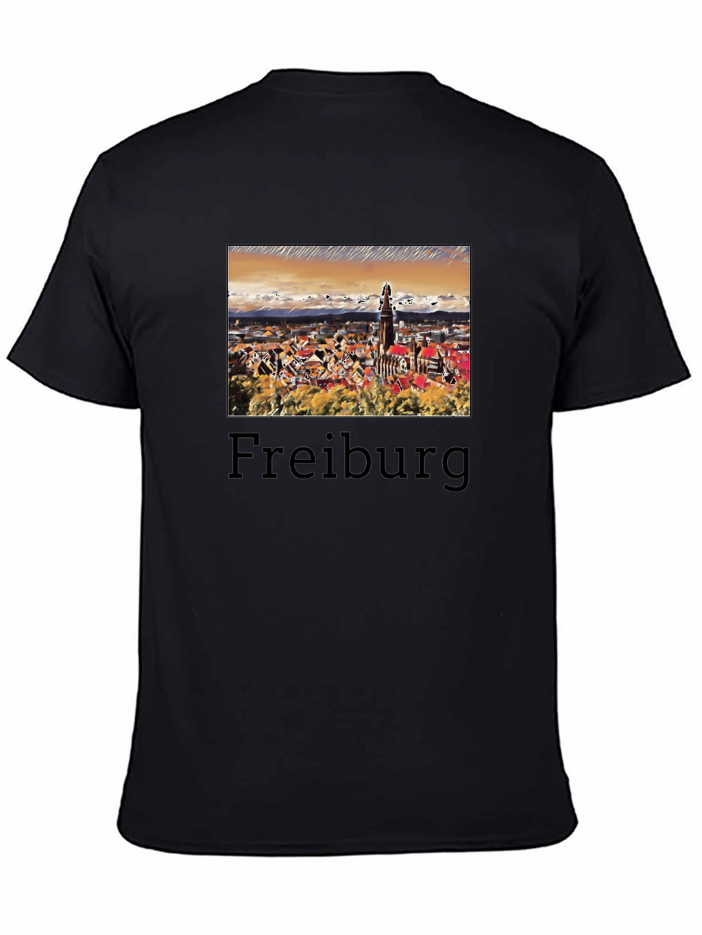 Freiburg Germany Cityscape Graphic T-Shirt