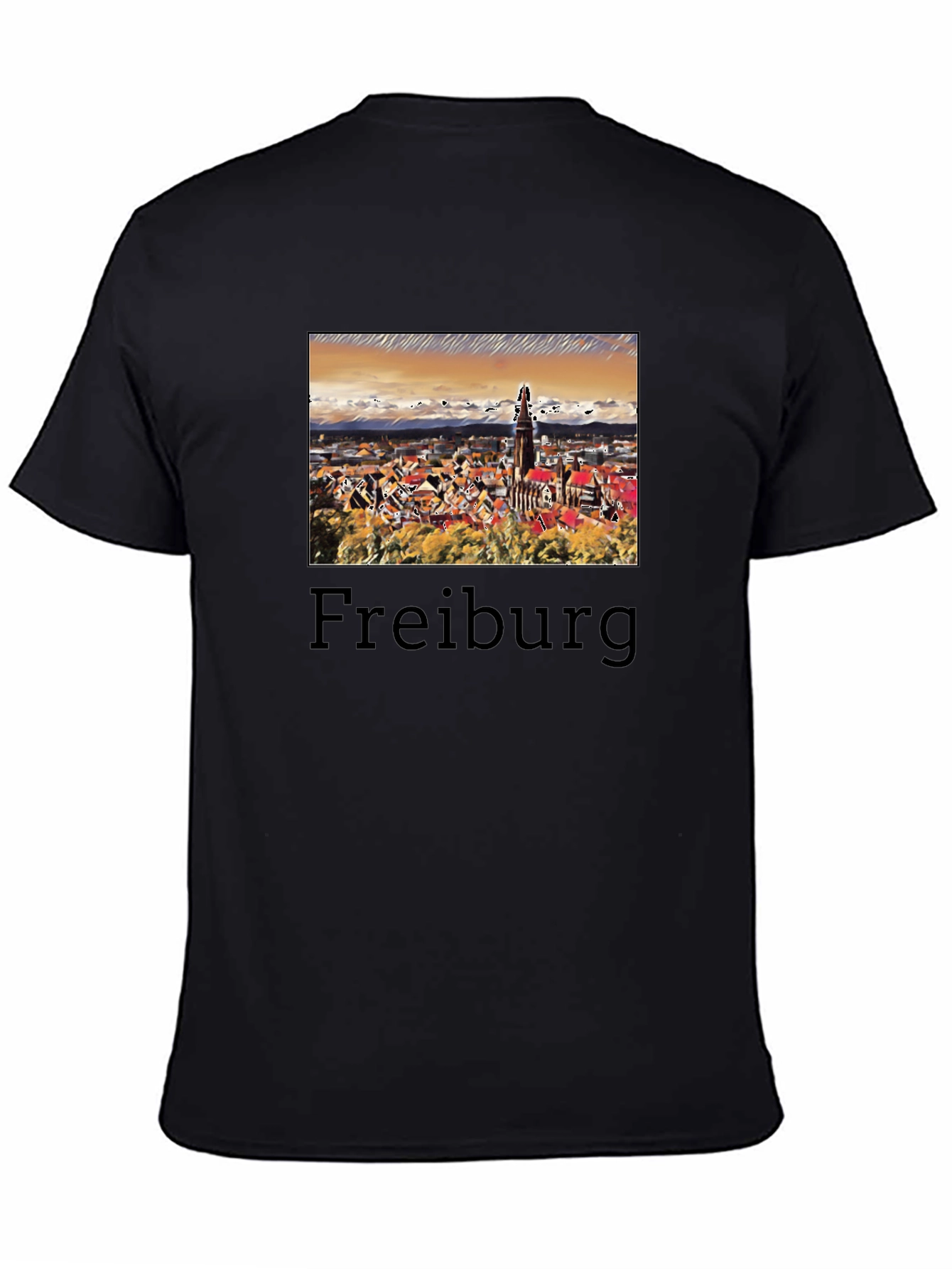 Freiburg Germany Cityscape Graphic T-Shirt
