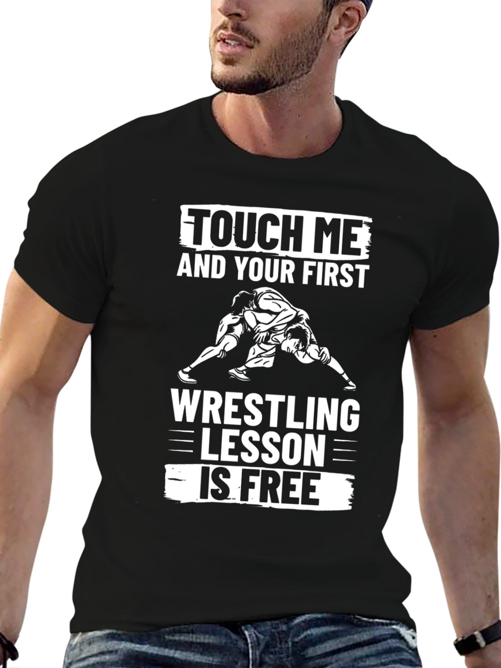 Touch Me Wrestling Lesson T-Shirt