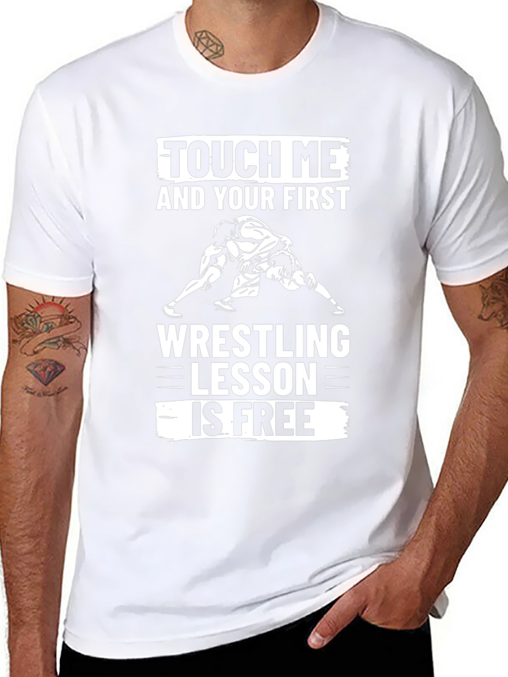 Touch Me Wrestling Lesson T-Shirt