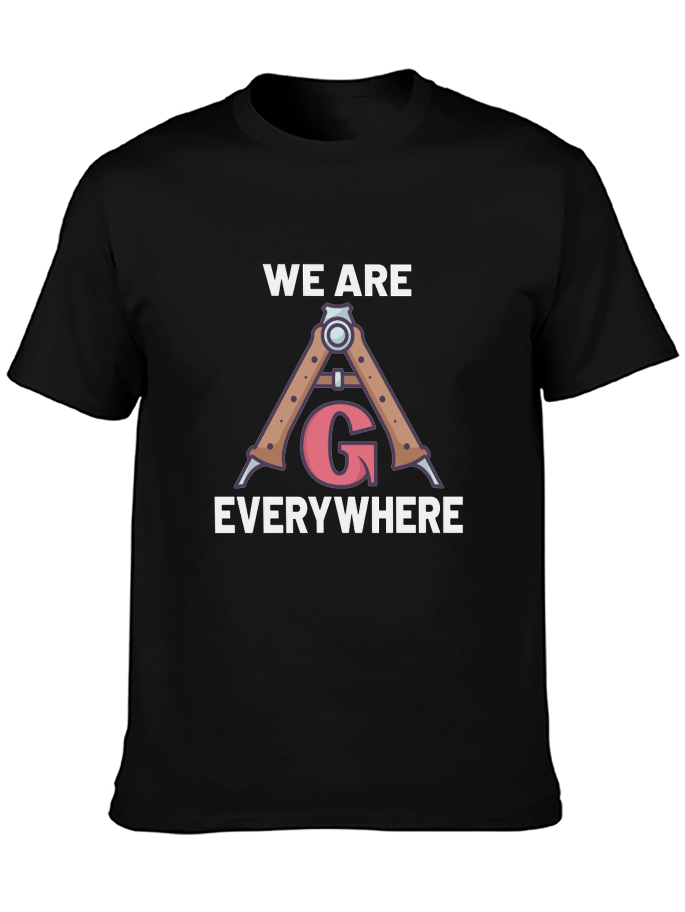 Freemason We Are Everywhere Graphic Tee