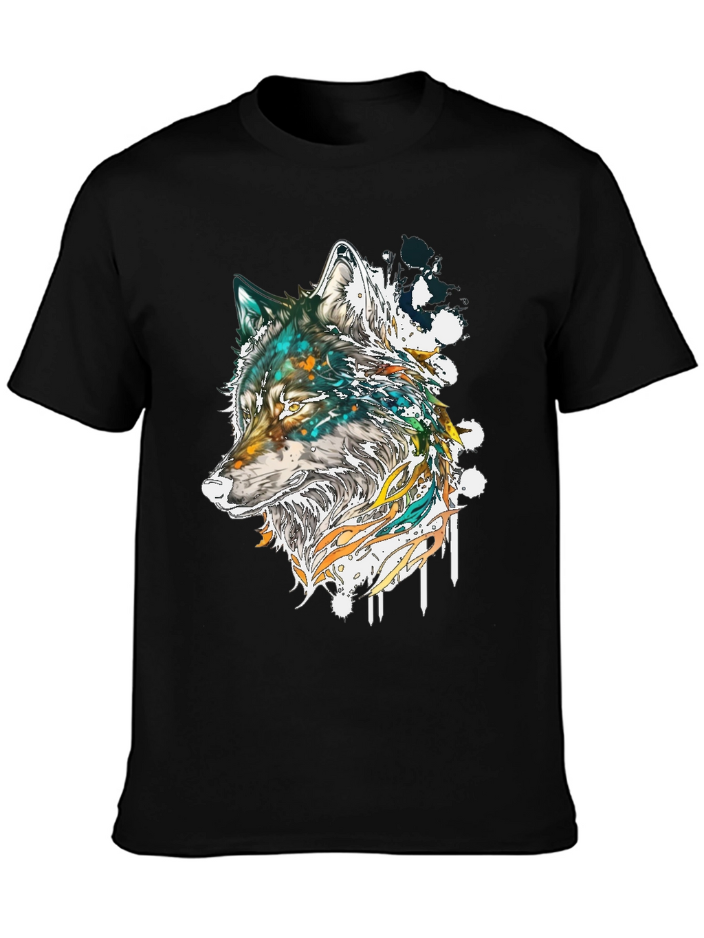 Wolf Graphic T-Shirt - Artistic Print