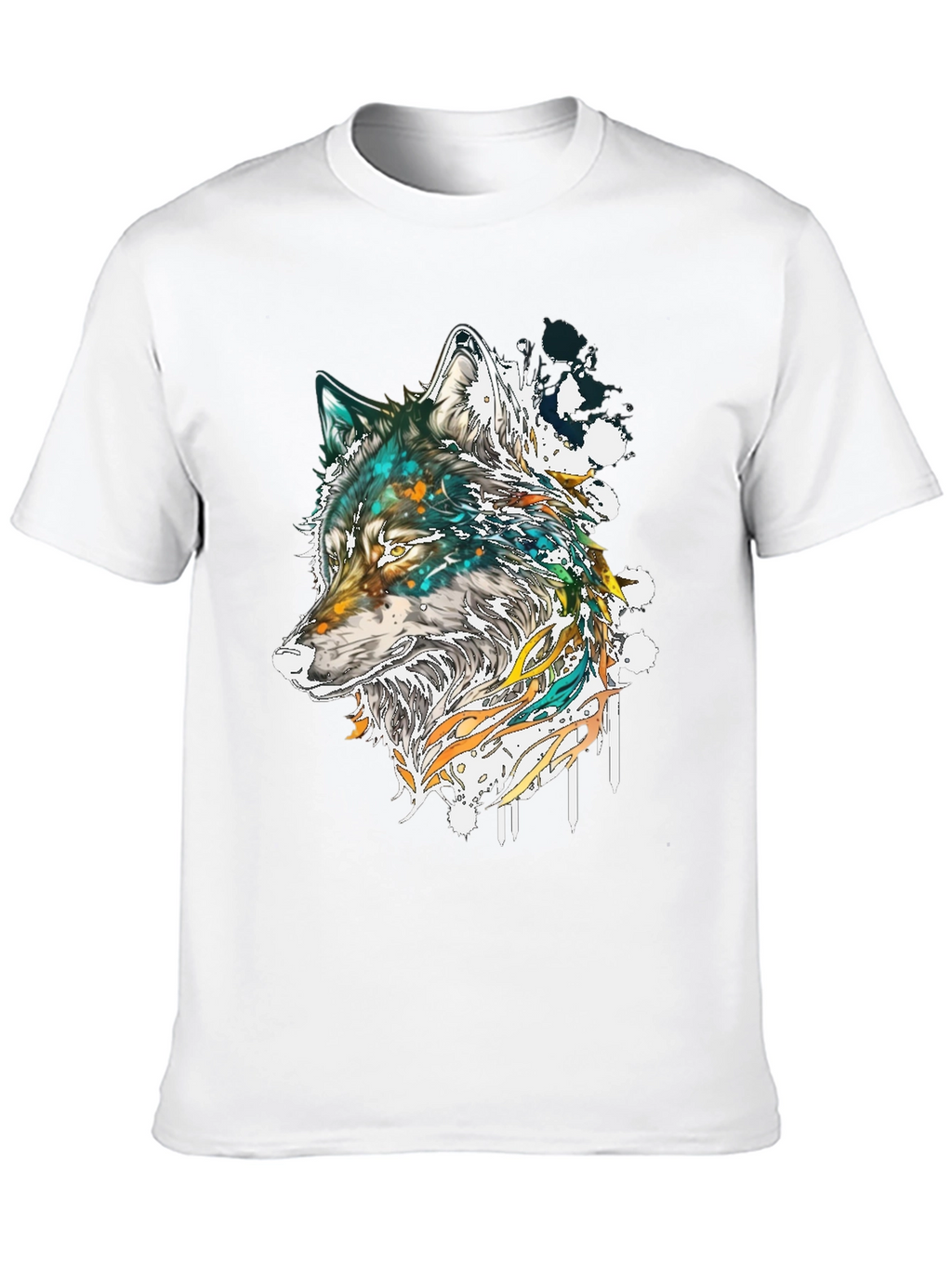 Wolf Graphic T-Shirt - Artistic Print
