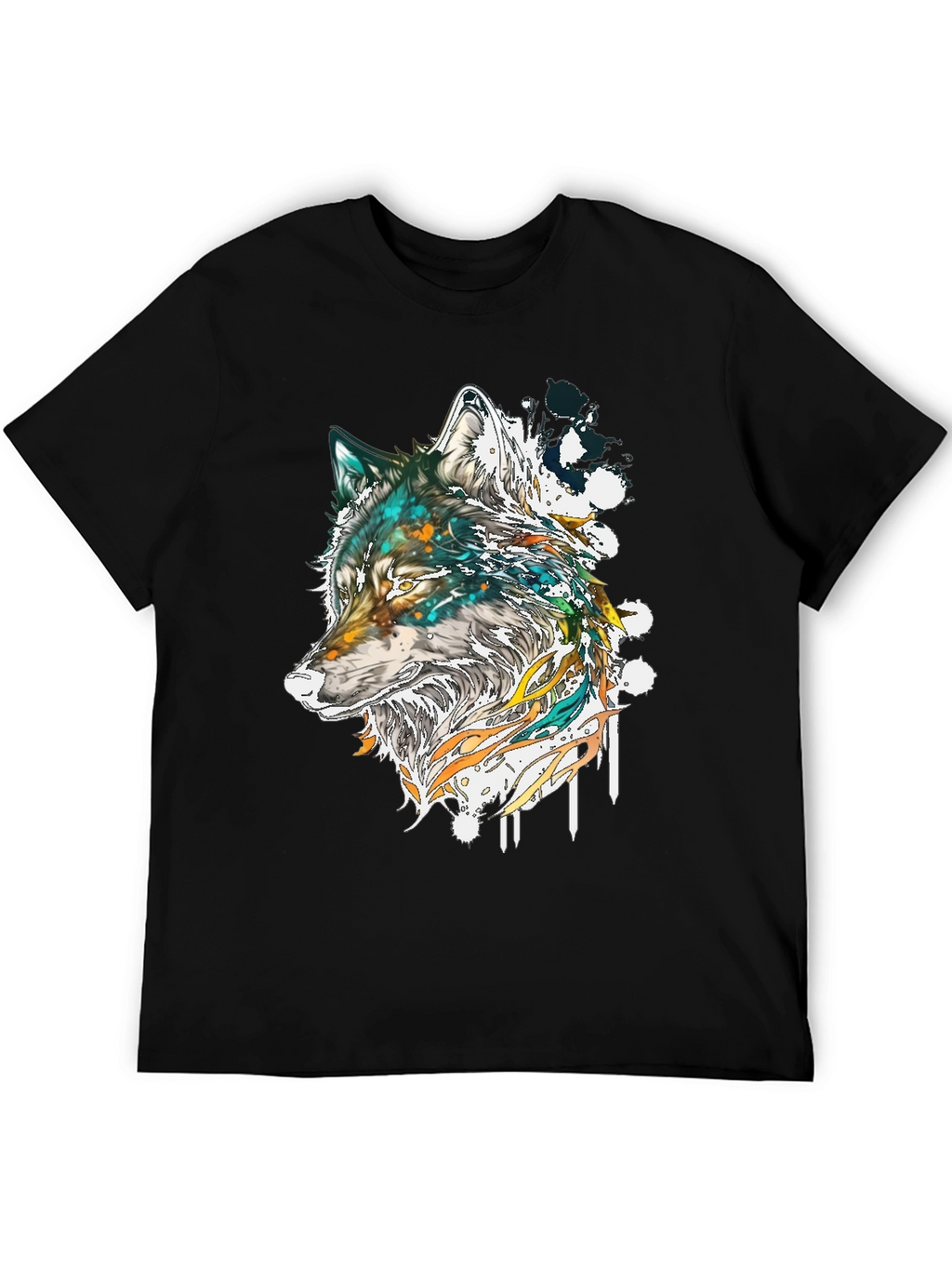 Wolf Graphic T-Shirt - Artistic Print