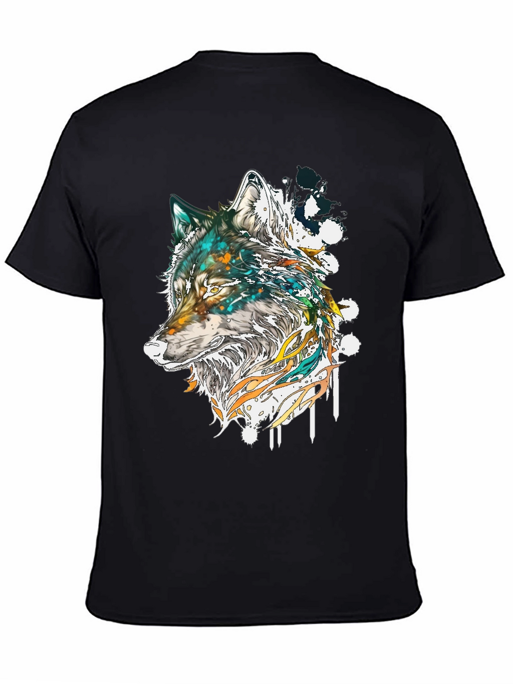 Wolf Graphic T-Shirt - Artistic Print