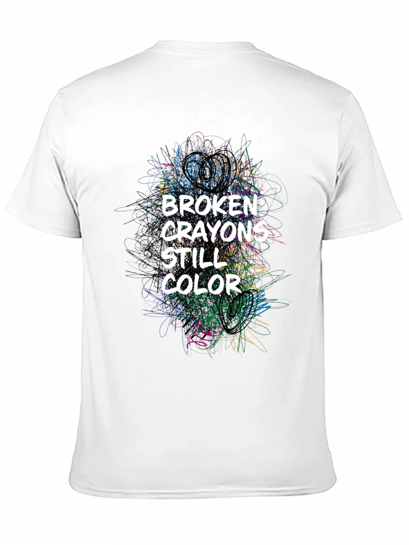 Broken Crayons Still Color Graphic Tee