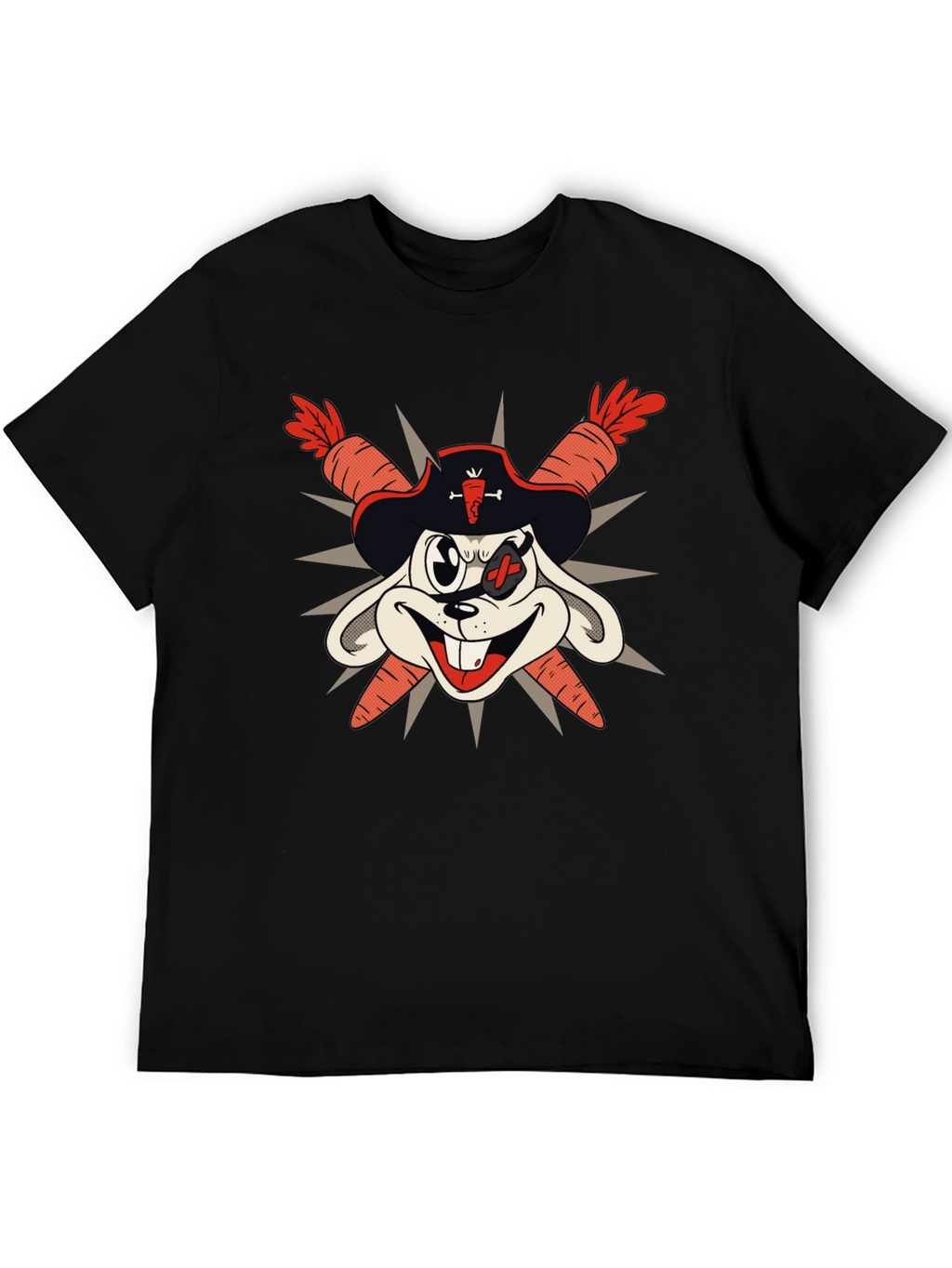 Pirate Bunny T-Shirt - Carrot Swords