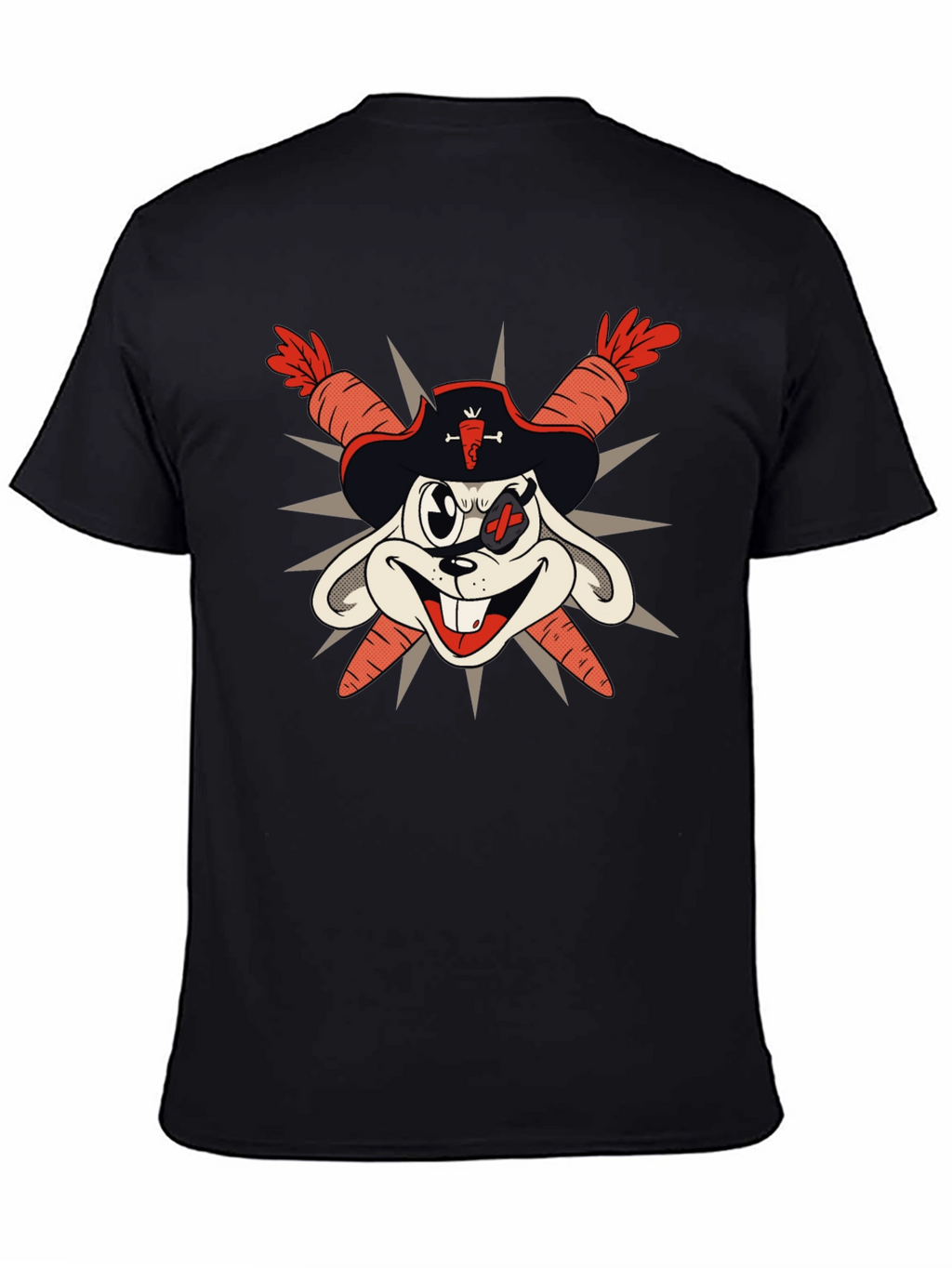 Pirate Bunny T-Shirt - Carrot Swords