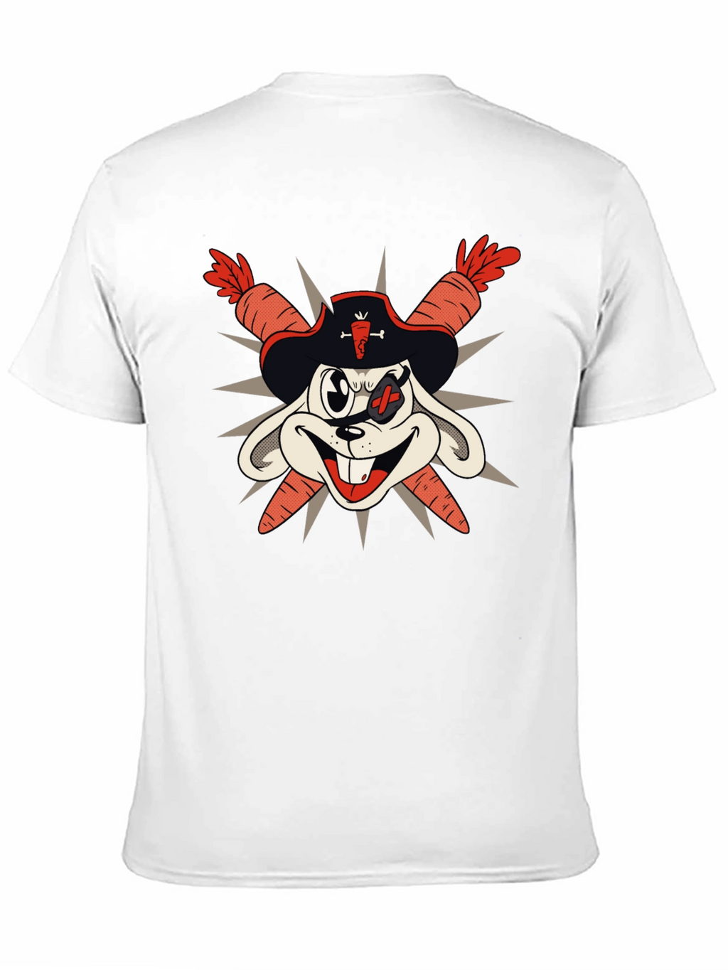 Pirate Bunny T-Shirt - Carrot Swords