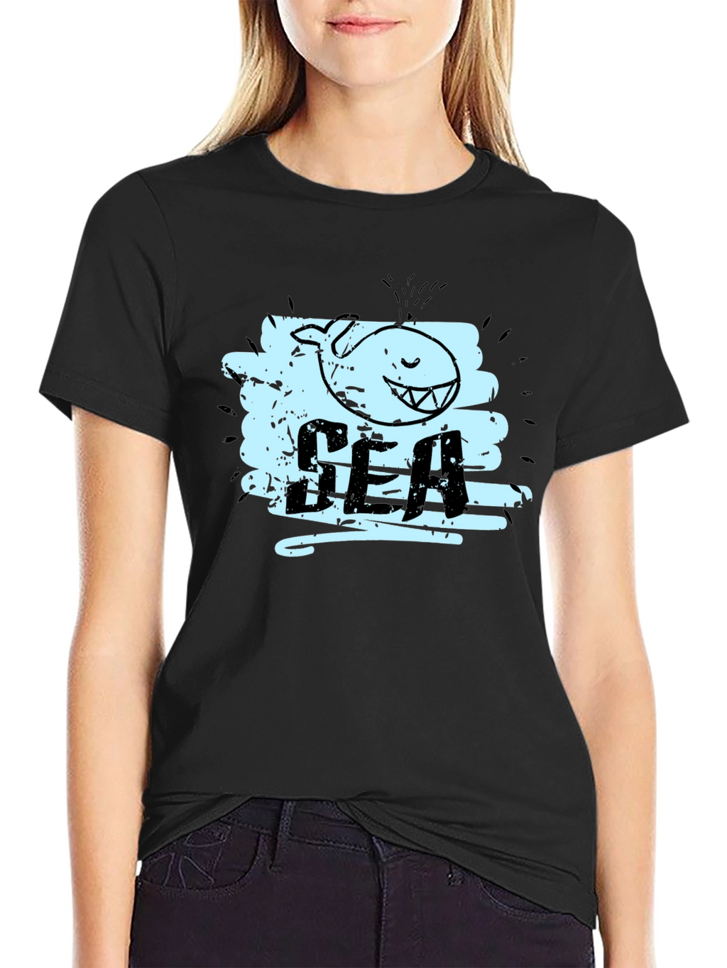 Whimsical Whale Graphic Tee