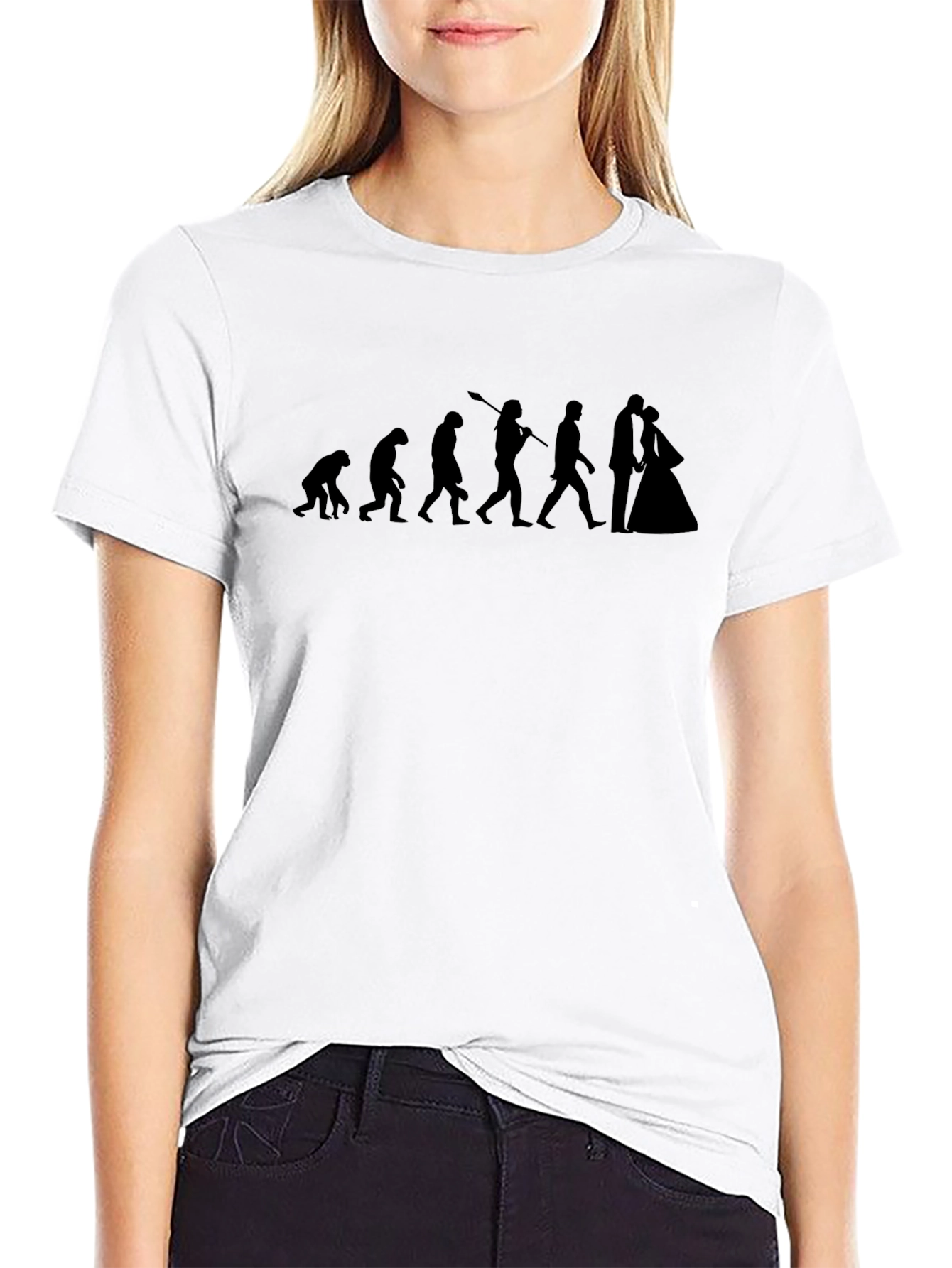 Evolution to Love Black T-Shirt