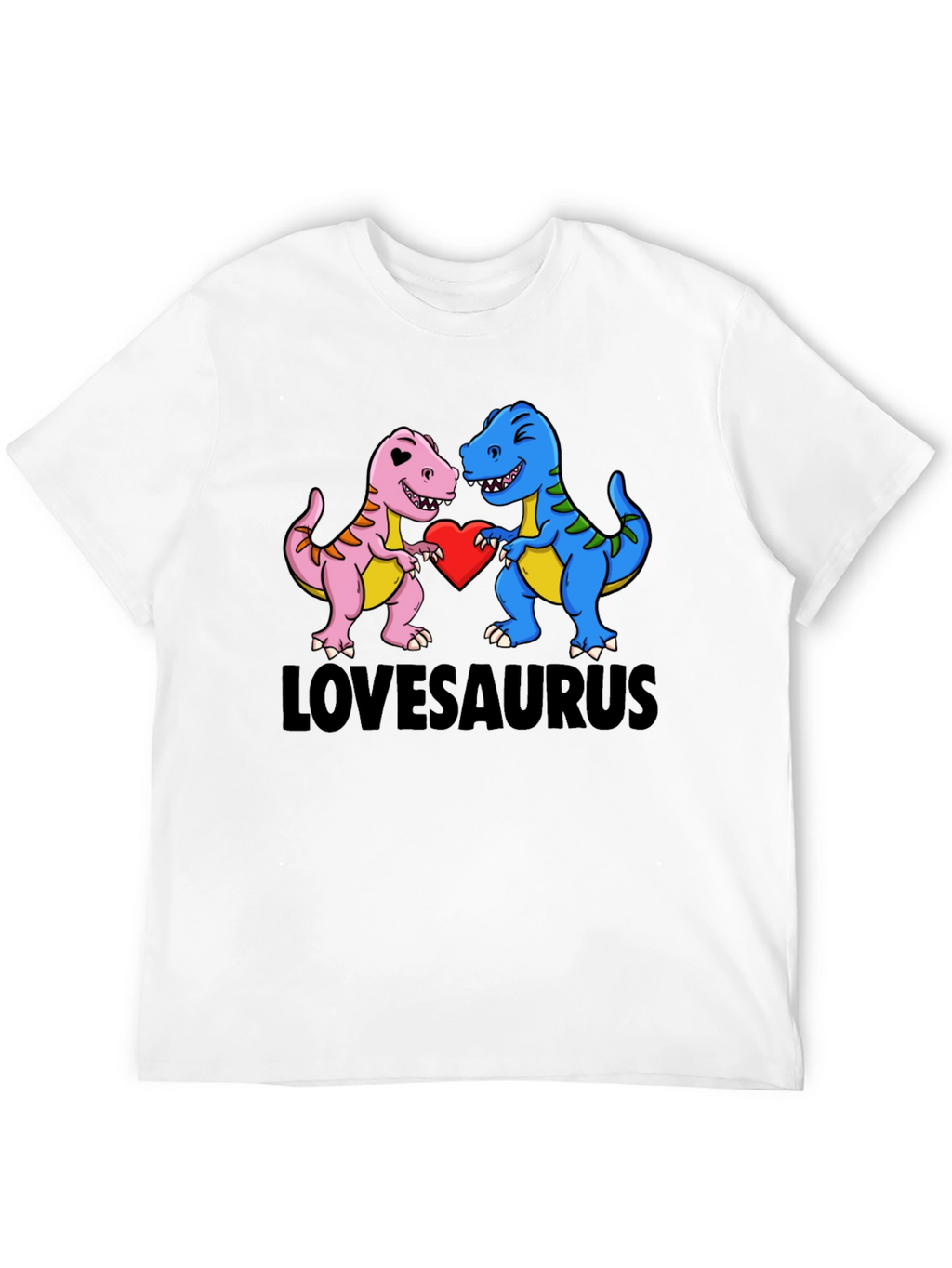 Lovesaurus Dinosaur T-Shirt - Perfect for Valentines!