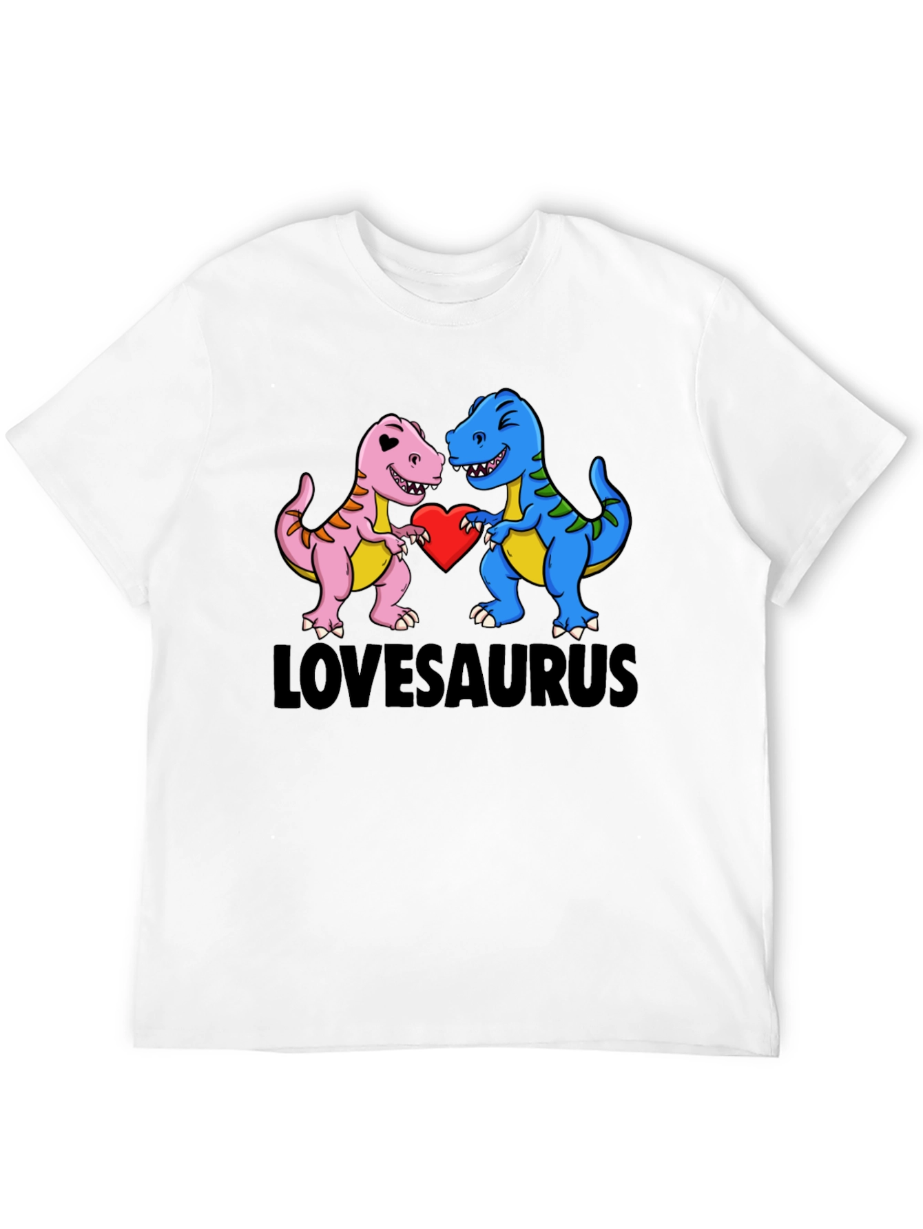 Lovesaurus Dinosaur T-Shirt - Perfect for Valentines!