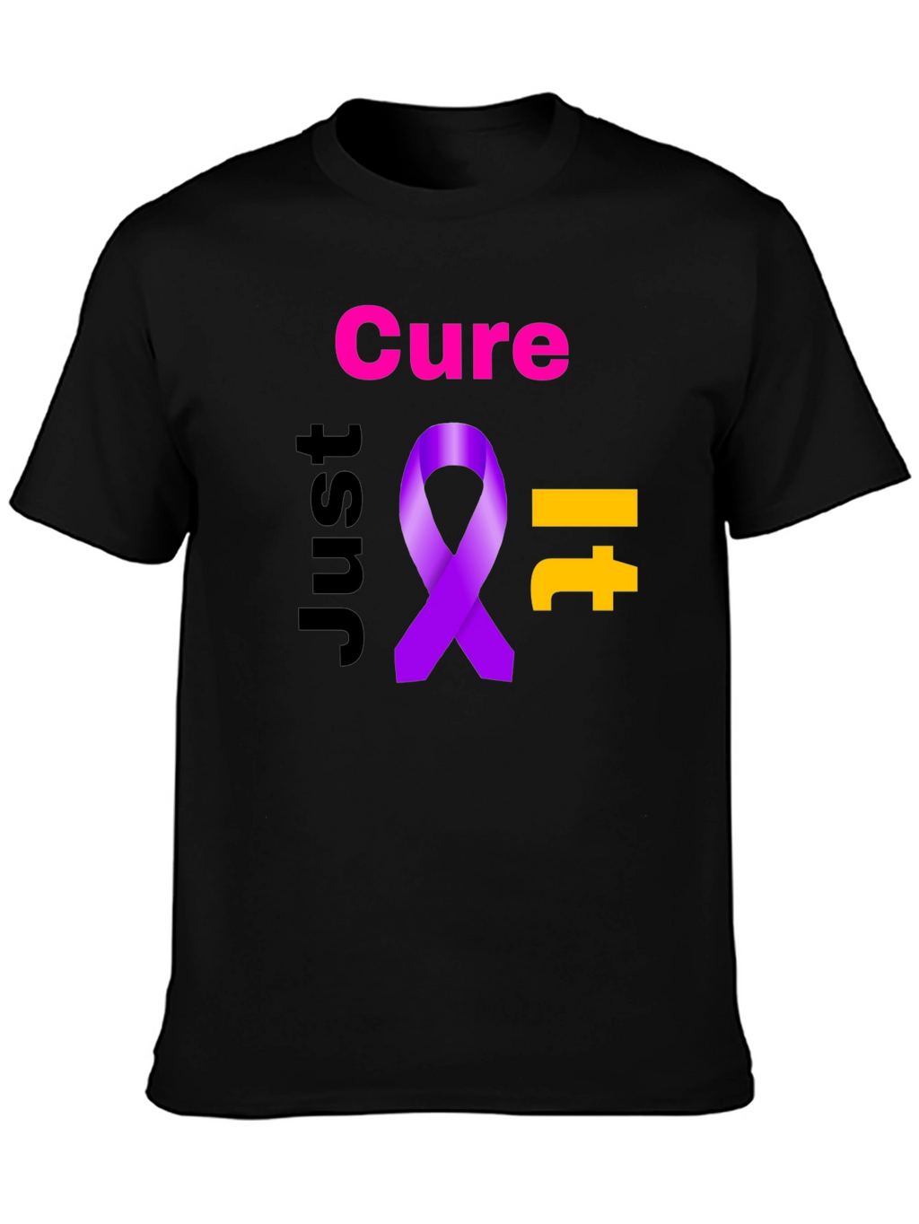 Cure It Ribbon Graphic T-Shirt