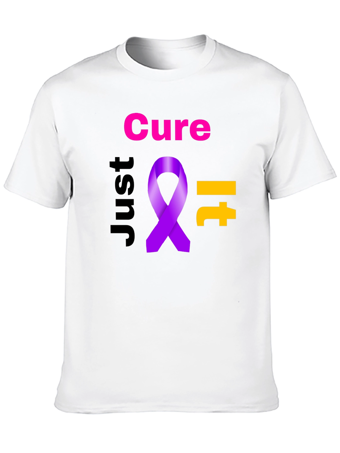 Cure It Ribbon Graphic T-Shirt