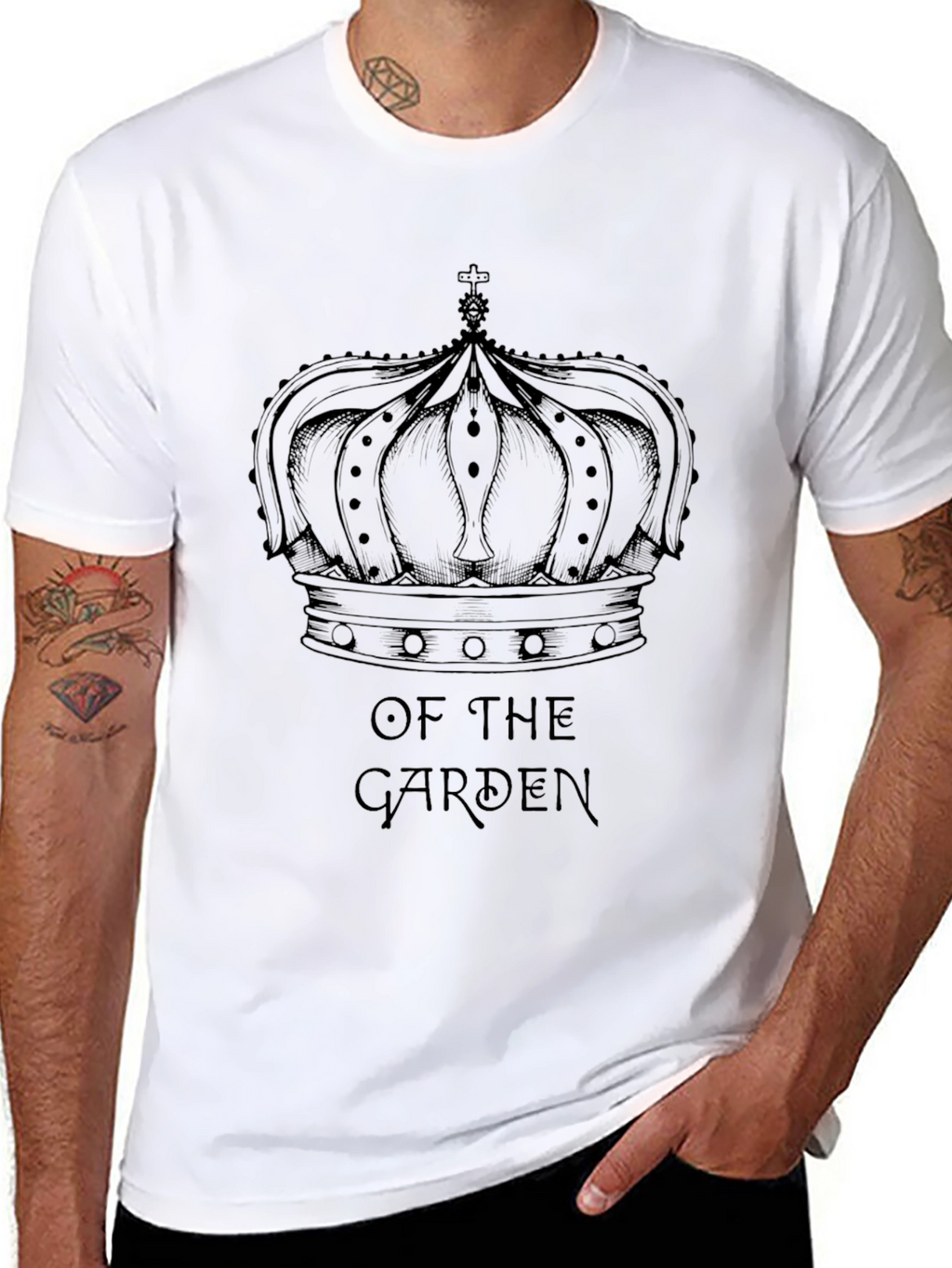 King of the Garden Graphic Tee - Black