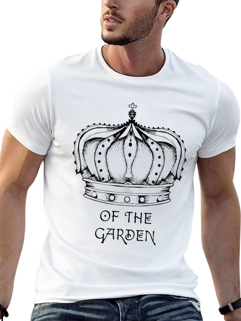 King of the Garden Graphic Tee - Black