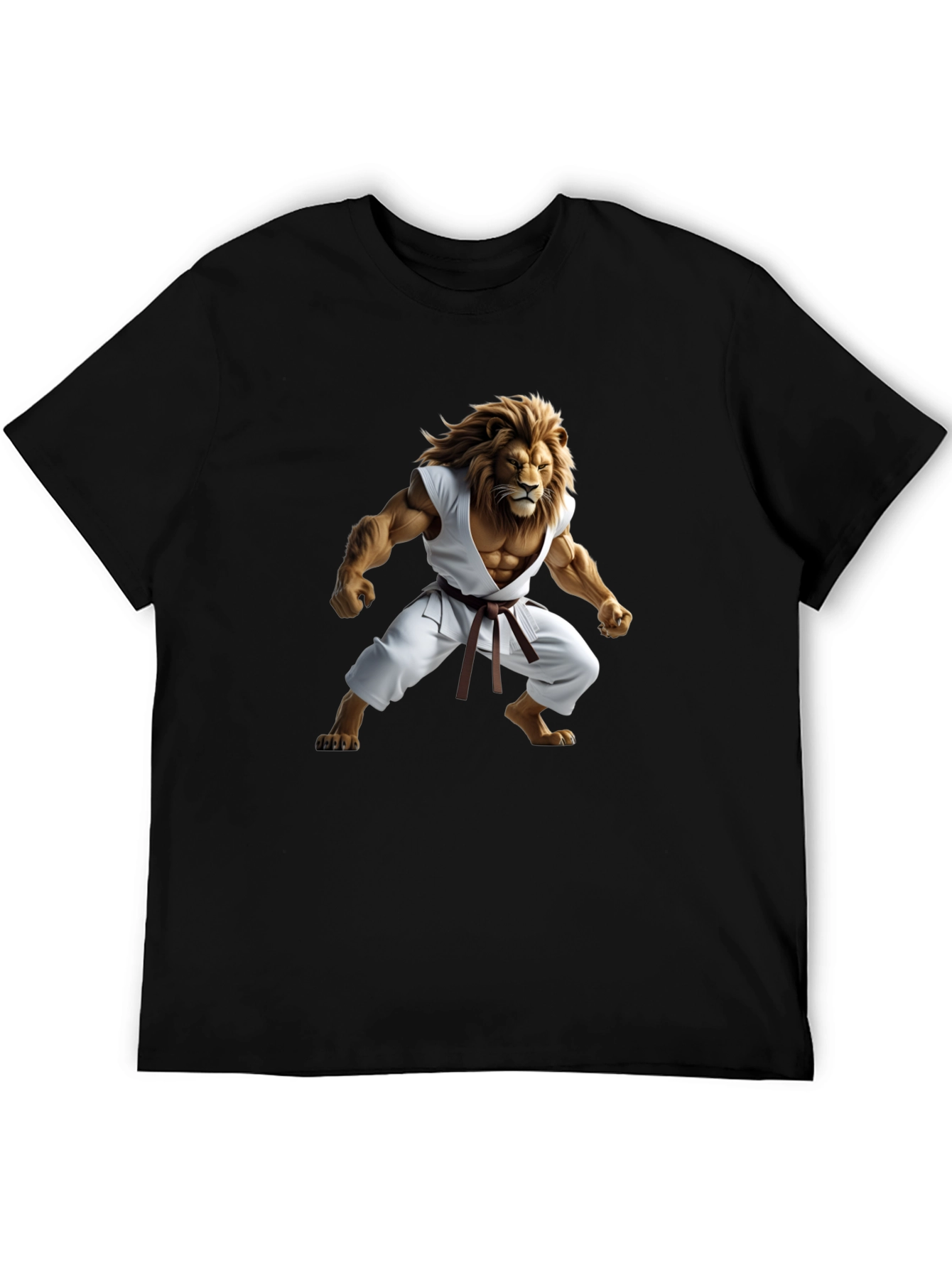 Lion Karate Master Black T-Shirt