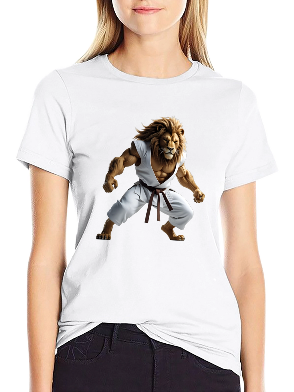 Lion Karate Master Black T-Shirt