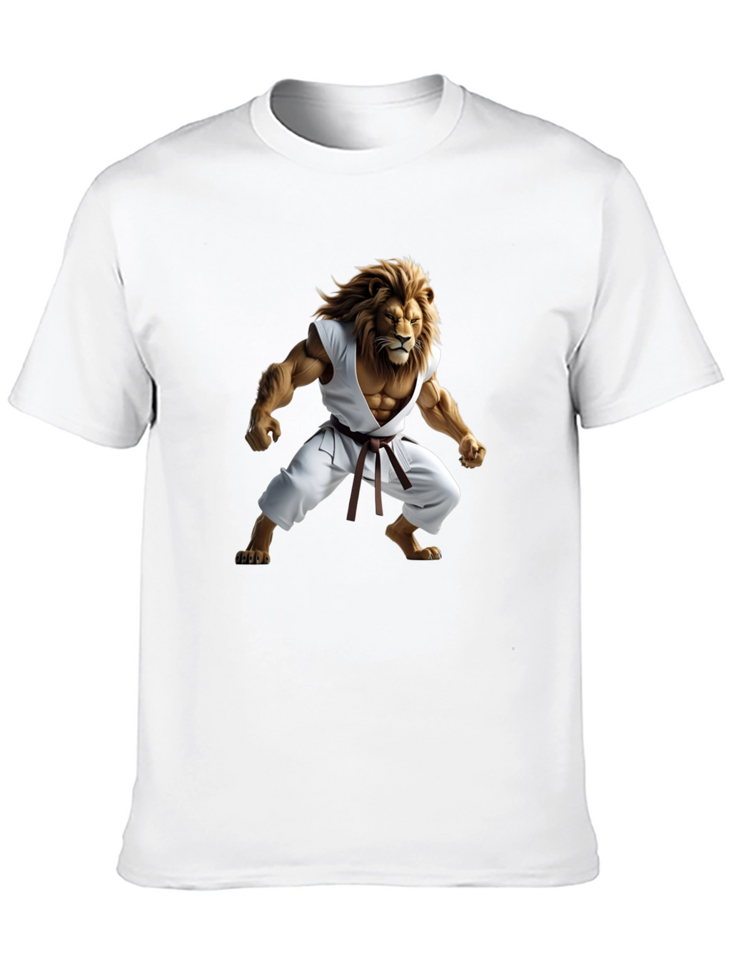 Lion Karate Master Black T-Shirt