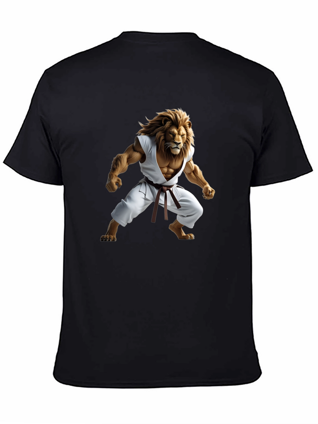 Lion Karate Master Black T-Shirt