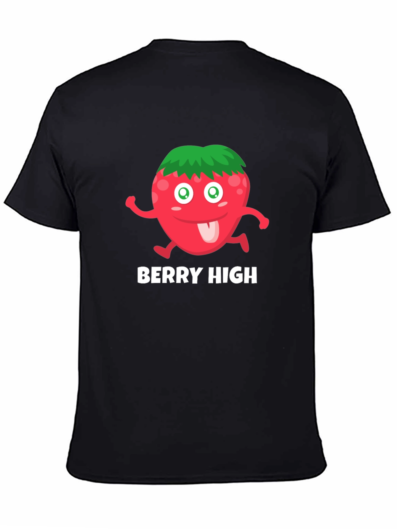 Berry High T-Shirt - Funny Cartoon Fruit Tee