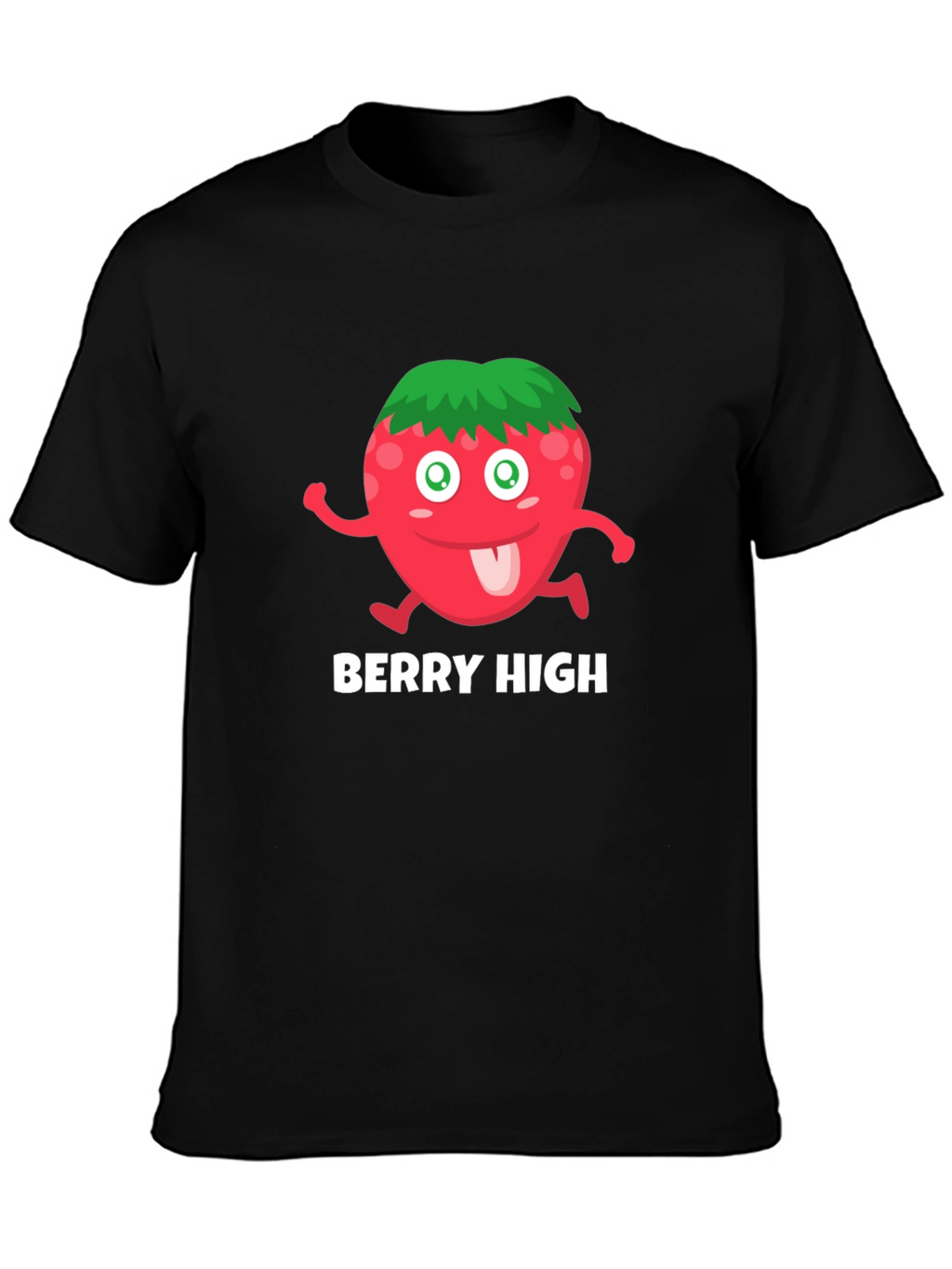 Berry High T-Shirt - Funny Cartoon Fruit Tee