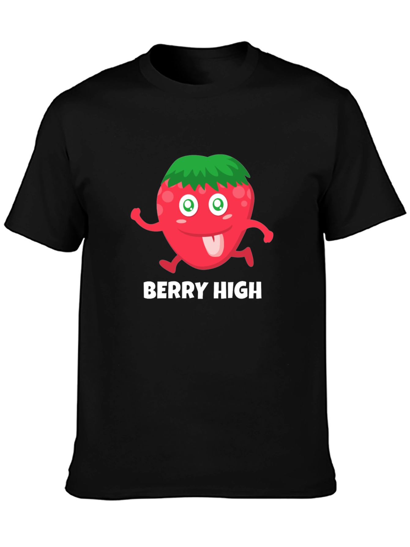 Berry High T-Shirt - Funny Cartoon Fruit Tee
