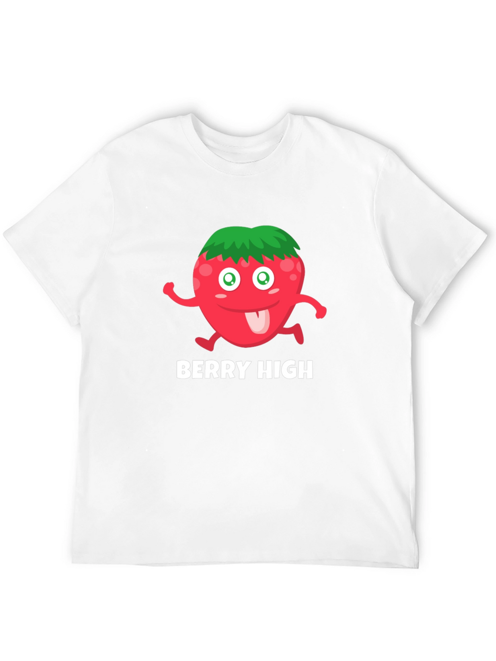 Berry High T-Shirt - Funny Cartoon Fruit Tee