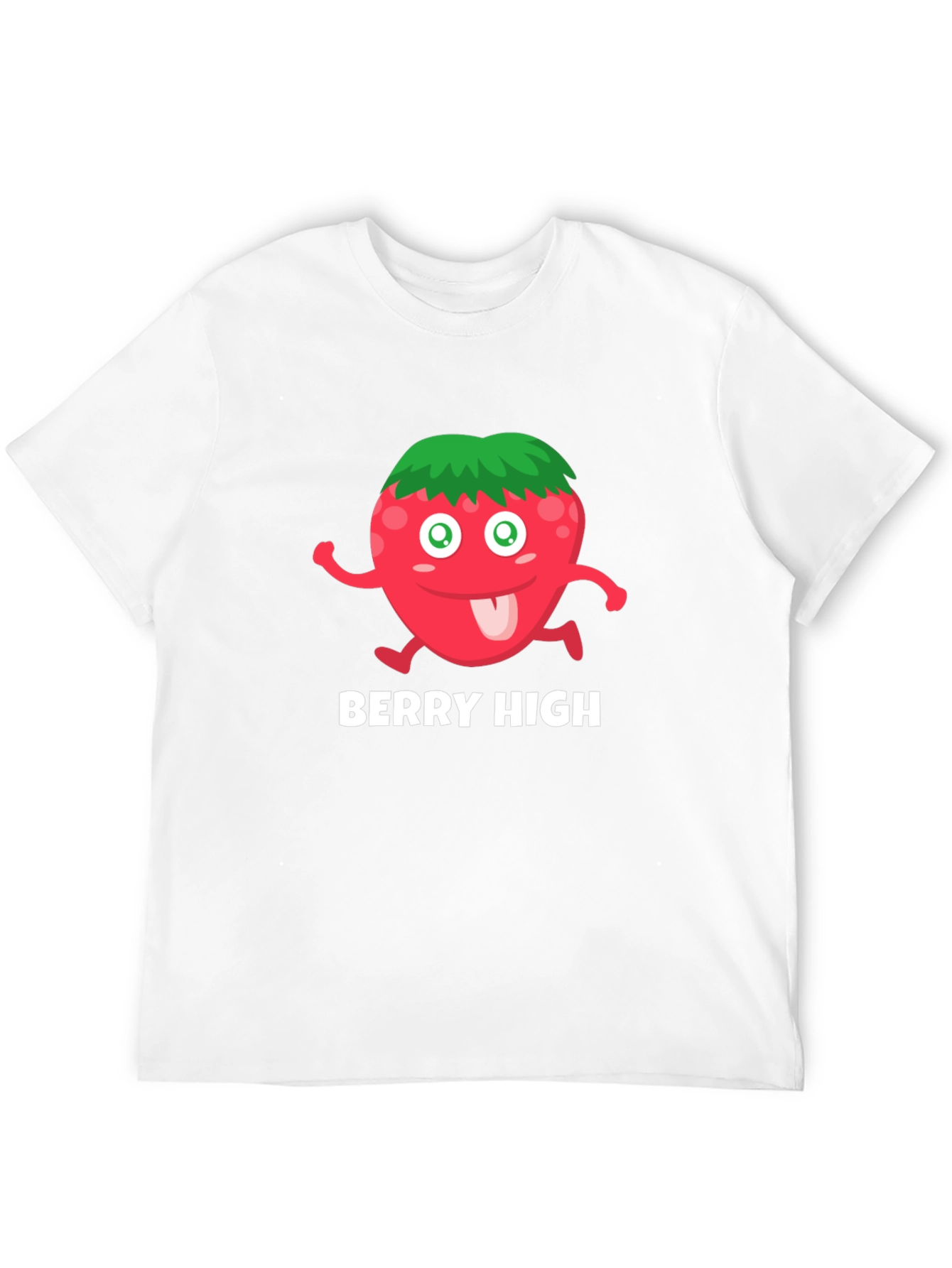 Berry High T-Shirt - Funny Cartoon Fruit Tee