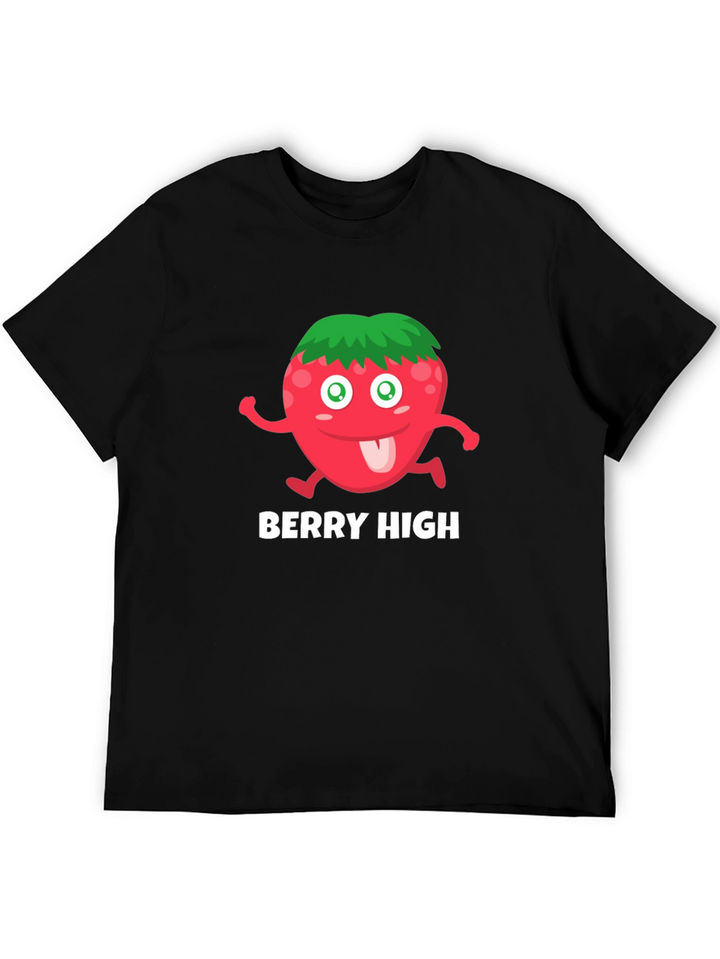 Berry High T-Shirt - Funny Cartoon Fruit Tee