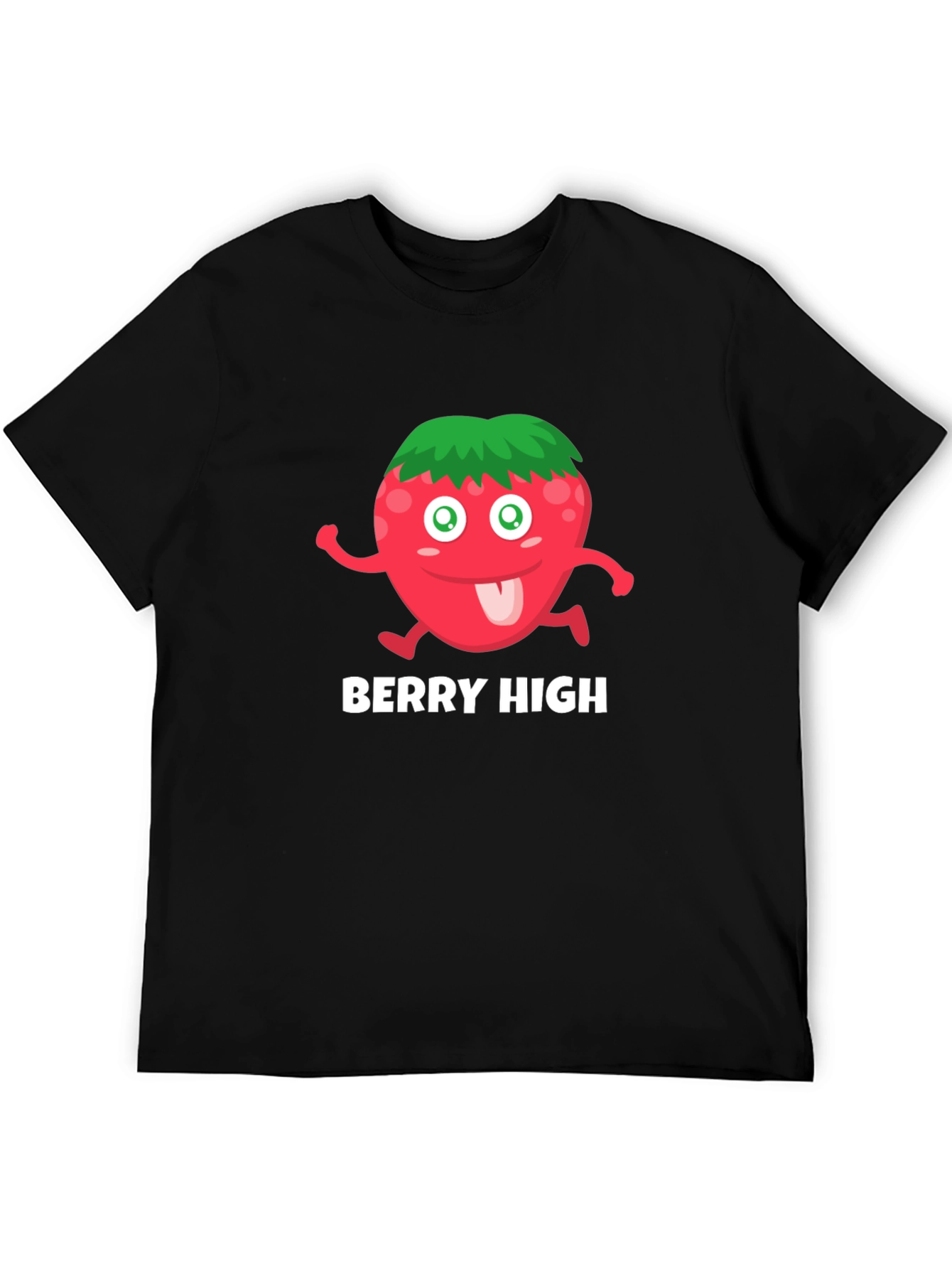 Berry High T-Shirt - Funny Cartoon Fruit Tee