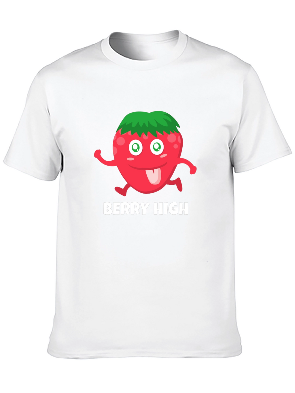 Berry High T-Shirt - Funny Cartoon Fruit Tee