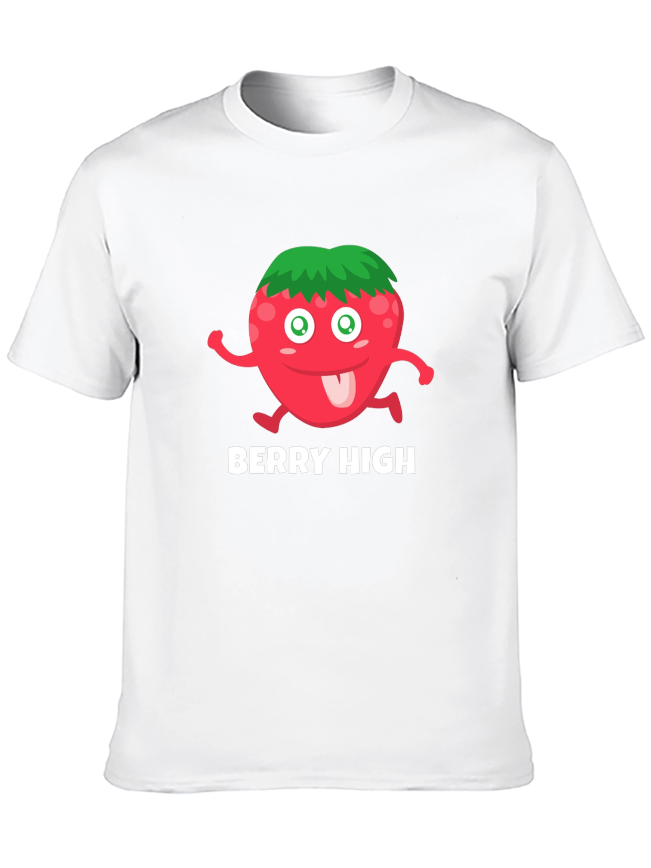 Berry High T-Shirt - Funny Cartoon Fruit Tee