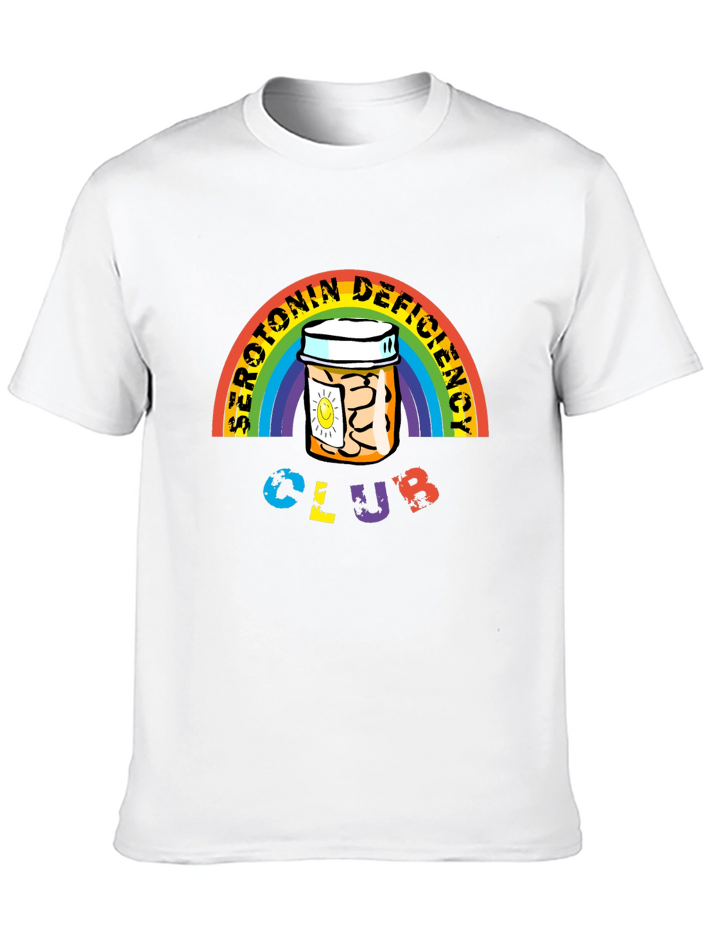 Serotonin Deficiency Club Graphic T-Shirt