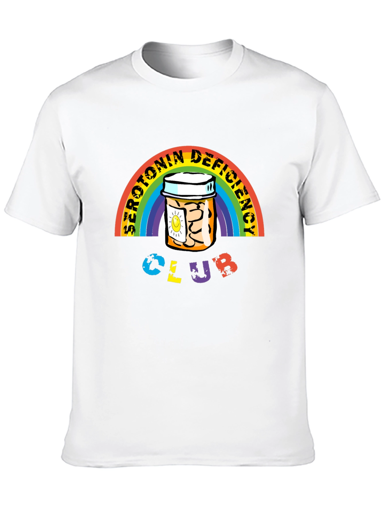 Serotonin Deficiency Club Graphic T-Shirt