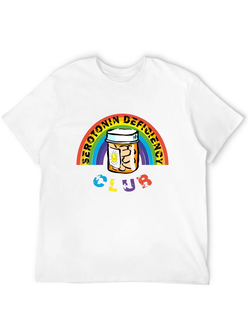 Serotonin Deficiency Club Graphic T-Shirt