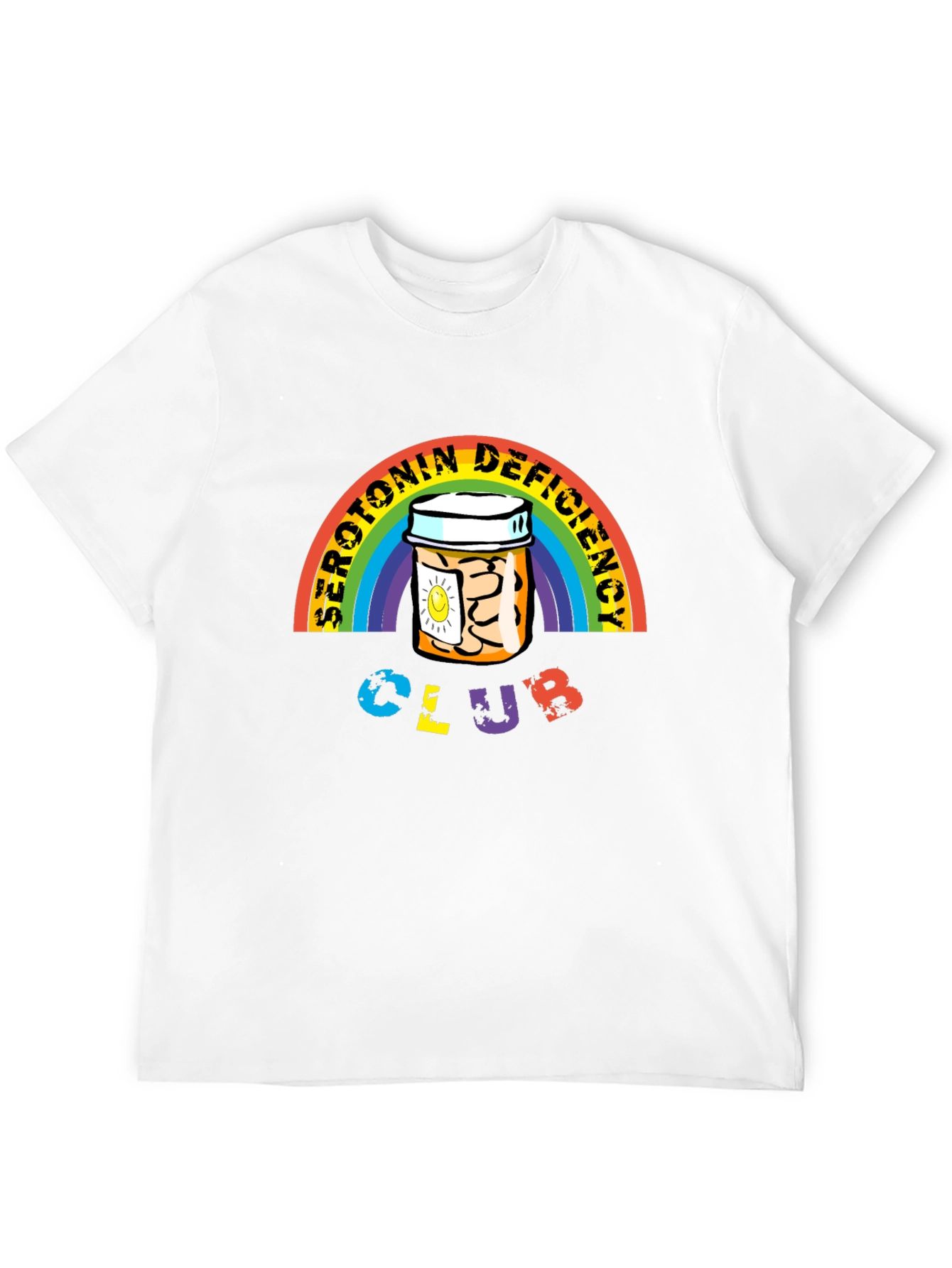 Serotonin Deficiency Club Graphic T-Shirt