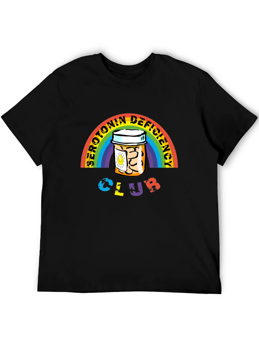 Serotonin Deficiency Club Graphic T-Shirt