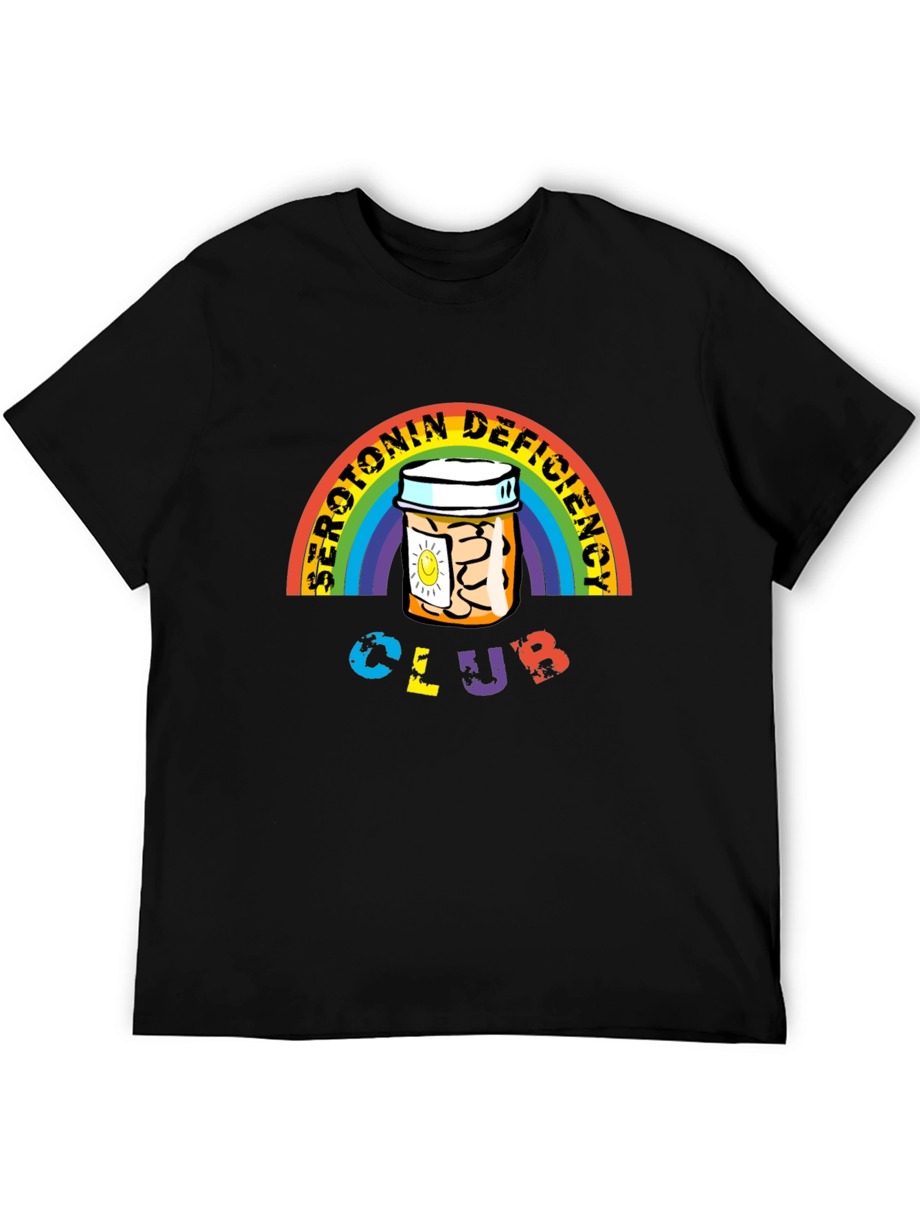 Serotonin Deficiency Club Graphic T-Shirt