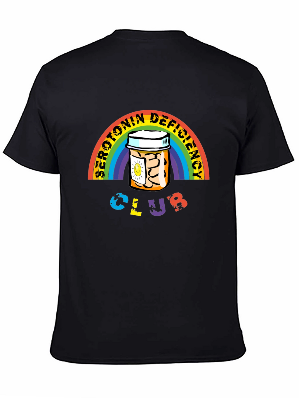 Serotonin Deficiency Club Graphic T-Shirt