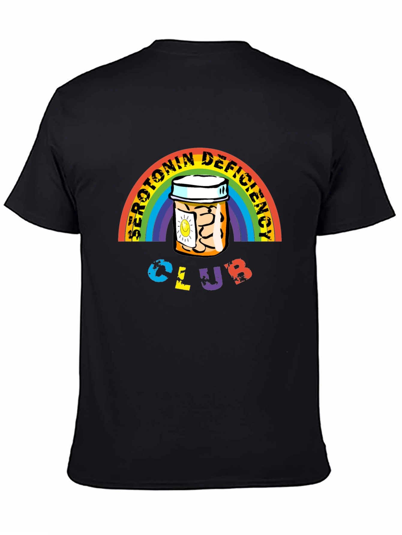 Serotonin Deficiency Club Graphic T-Shirt