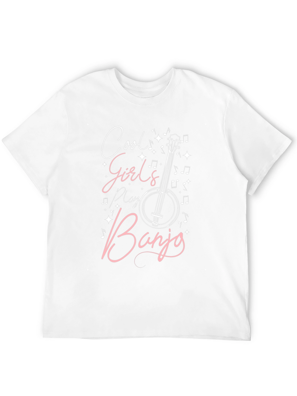 Cool Girls Play Banjo Graphic Tee
