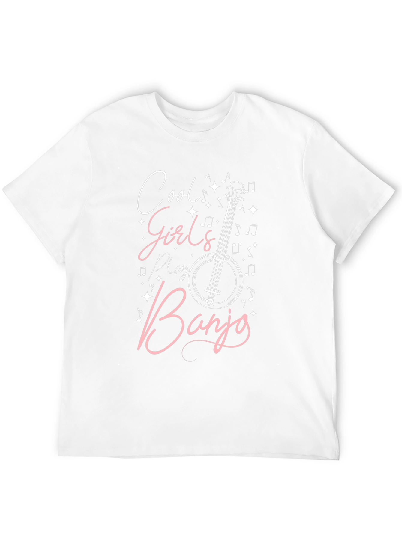 Cool Girls Play Banjo Graphic Tee