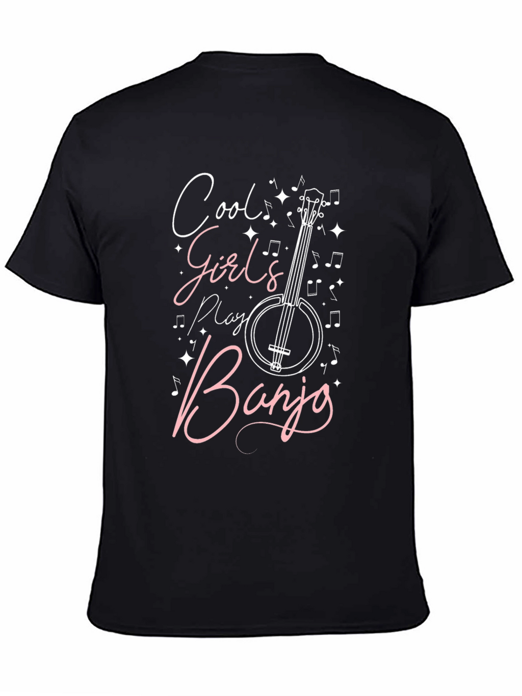 Cool Girls Play Banjo Graphic Tee