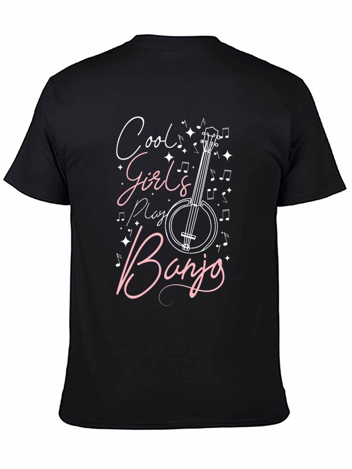 Cool Girls Play Banjo Graphic Tee